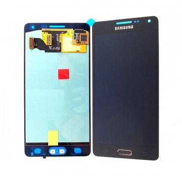 Genuine Galaxy A5 (SM-A500) LCD and touchpad in Black - Samsung Part no: GH97-16679B