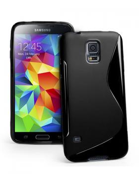 S-Line Case Compatible For Samsung Galaxy S5 - Black