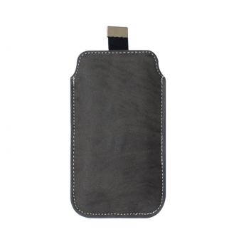 Samsung Galaxy S5 i9600 Leather feel Pull Up Pouch- Black