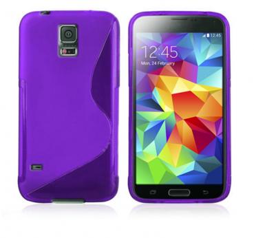 S-Line Case Compatible For Samsung Galaxy S5 - Purple