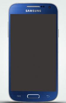 Samsung Galaxy S4 Mini i9195 Original Complete Lcd in Blue with digitizer and frame