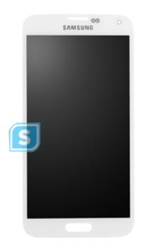 Genuine Samsung Galaxy S5 Lcd SM-G900F and touch pad in White - Samsung part code: GH97-15734A